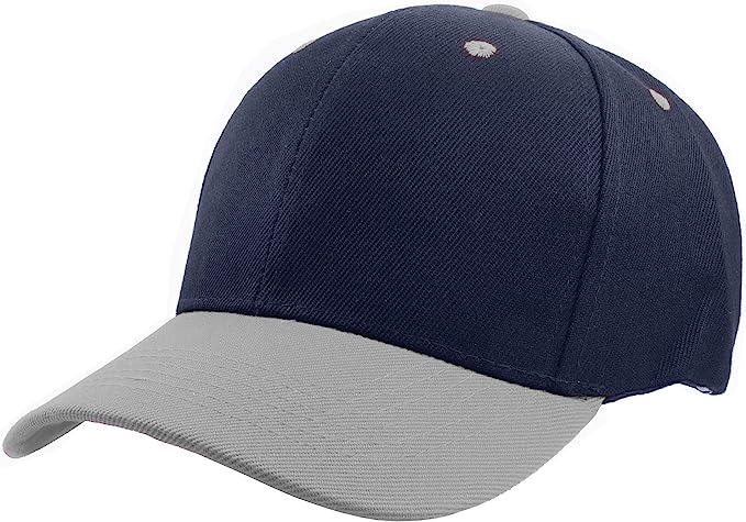 Blue Baseball Hat with adjustable back strap