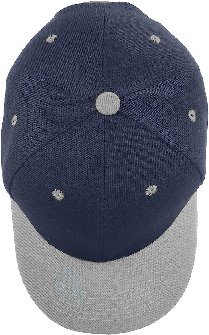 Blue Baseball Hat with adjustable back strap