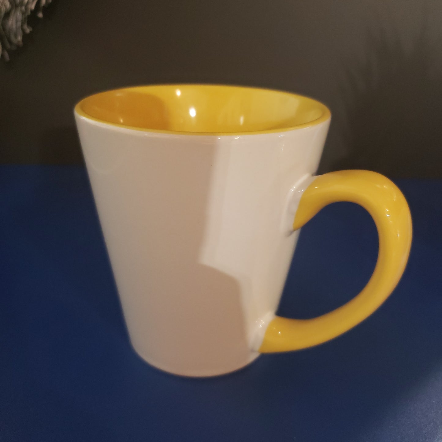 12 oz. Yellow Latte Mug