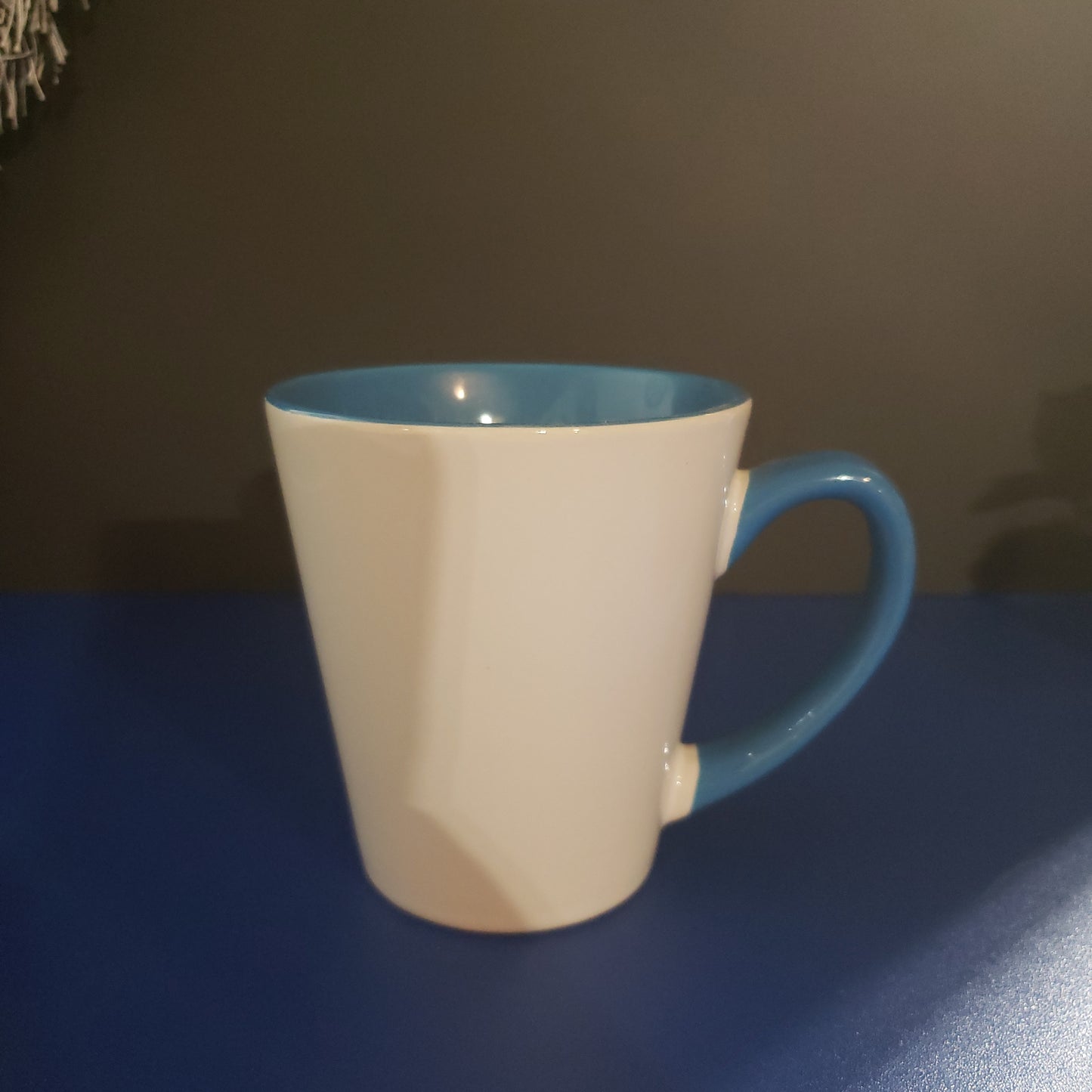 12 oz. Light Blue Latte Mug