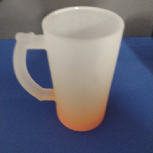 16 oz. Frosted Beer Mug Orange