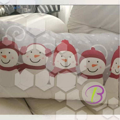 Snow Man Pillowcases Cover